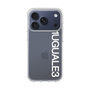 スリムプロテクションケース［ 1PIU1UGUALE3 - Logo - White ］