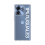 スリムプロテクションケース［ 1PIU1UGUALE3 - Logo - White ］
