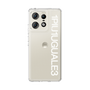 スリムプロテクションケース［ 1PIU1UGUALE3 - Logo - White ］