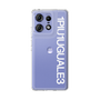 スリムプロテクションケース［ 1PIU1UGUALE3 - Logo - White ］