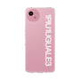 スリムプロテクションケース［ 1PIU1UGUALE3 - Logo - White ］