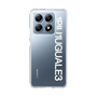スリムプロテクションケース［ 1PIU1UGUALE3 - Logo - White ］