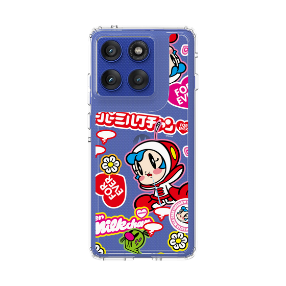 スリムプロテクションケース［ スーパーミルクチャンFOREVER♥ - ロゴ＆キャラ ］
