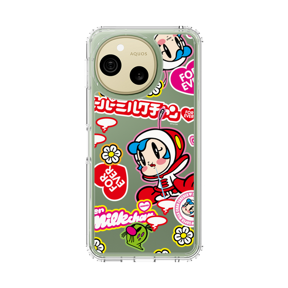スリムプロテクションケース［ スーパーミルクチャンFOREVER♥ - ロゴ＆キャラ ］