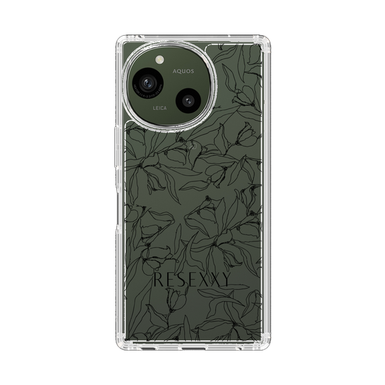 スリムプロテクションケース［ RESEXXY - フラワー - Clear ］