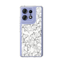 スリムプロテクションケース［ RESEXXY - フラワー - White ］