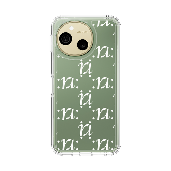 スリムプロテクションケース［ RESEXXY - モノグラム - White ］