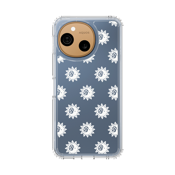 スリムプロテクションケース［ EVRIS - サニーモチーフ - White ］