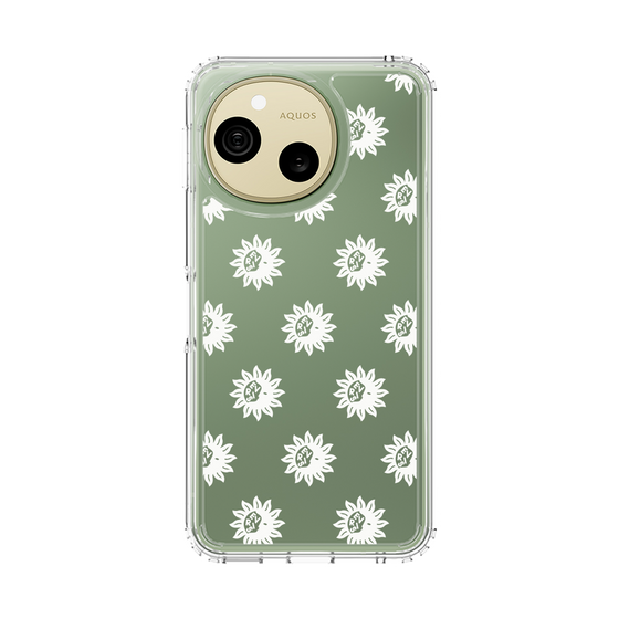 スリムプロテクションケース［ EVRIS - サニーモチーフ - White ］