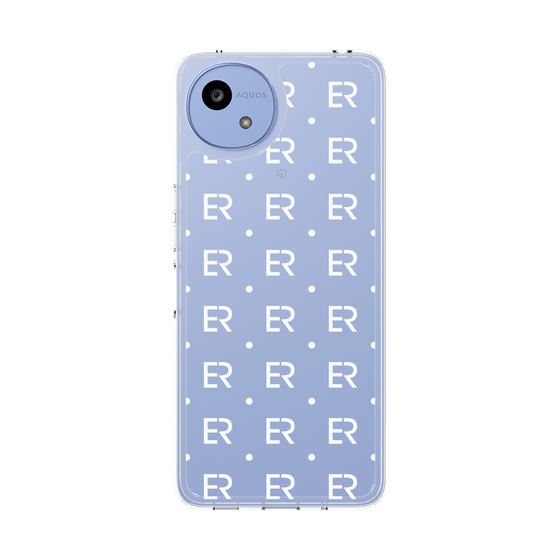 スリムプロテクションケース［ EVRIS - モノグラム - White ］