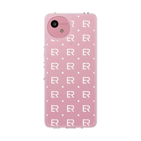 スリムプロテクションケース［ EVRIS - モノグラム - White ］