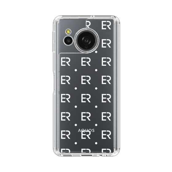 スリムプロテクションケース［ EVRIS - モノグラム - White ］