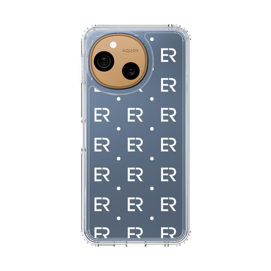 スリムプロテクションケース［ EVRIS - モノグラム - White ］