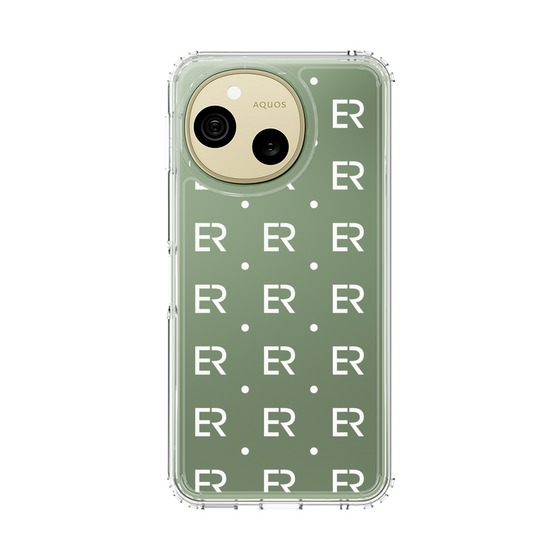 スリムプロテクションケース［ EVRIS - モノグラム - White ］