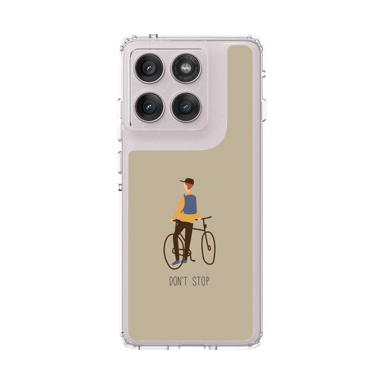 スリムプロテクションケース［ Dont stop - Brown ］