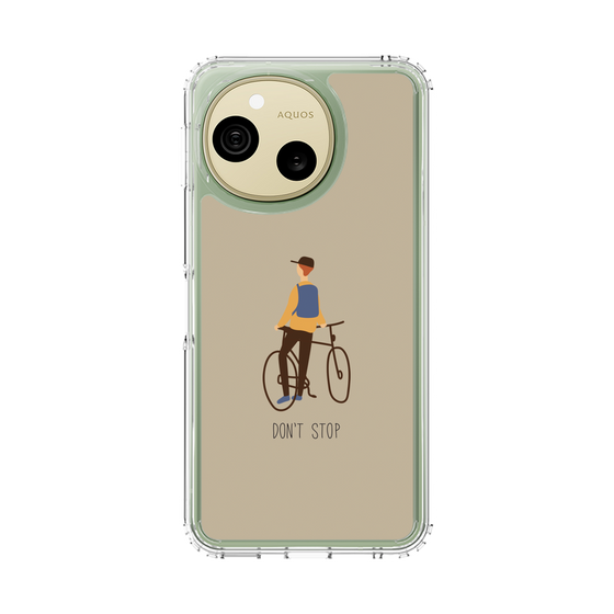 スリムプロテクションケース［ Dont stop - Brown ］