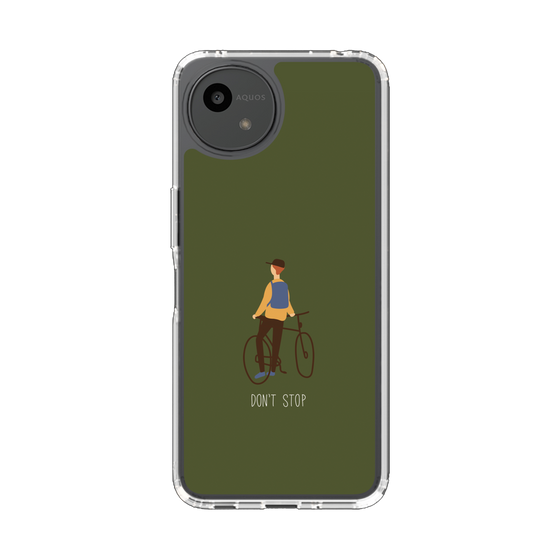 スリムプロテクションケース［ Dont stop - Green ］