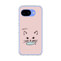 スリムプロテクションケース［ 食いしん坊なねこ - Pink ］