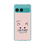 スリムプロテクションケース［ 食いしん坊なねこ - Pink ］