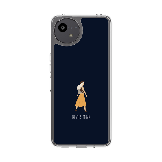 スリムプロテクションケース［ Never Mind - Navy ］