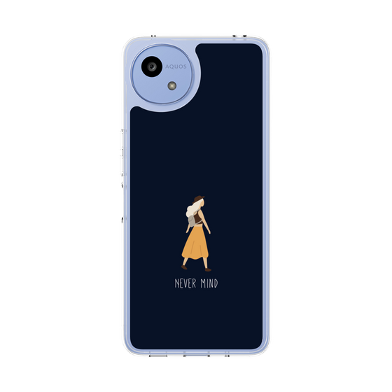 スリムプロテクションケース［ Never Mind - Navy ］