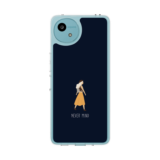 スリムプロテクションケース［ Never Mind - Navy ］