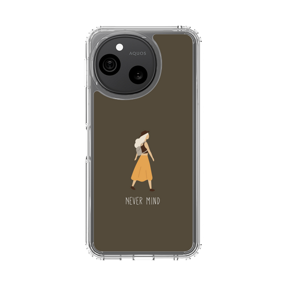 スリムプロテクションケース［ Never Mind - Brown ］
