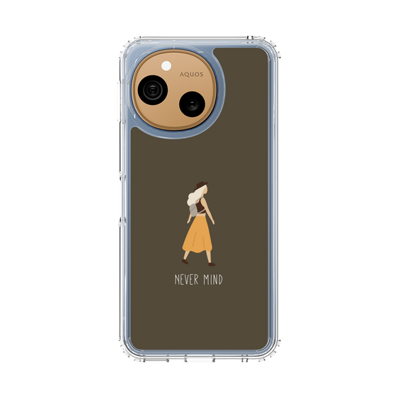 スリムプロテクションケース［ Never Mind - Brown ］