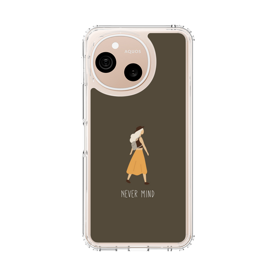 スリムプロテクションケース［ Never Mind - Brown ］
