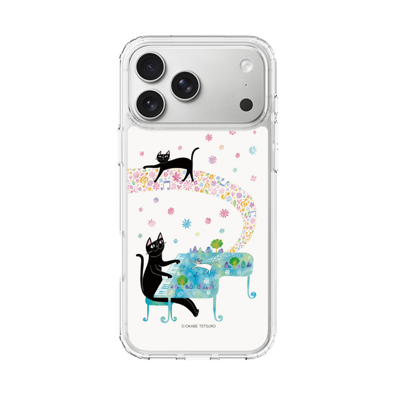 スリムプロテクションケース［ おかべてつろう - 黒猫クロのとおりみち ］