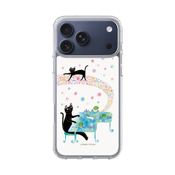 スリムプロテクションケース［ おかべてつろう - 黒猫クロのとおりみち ］