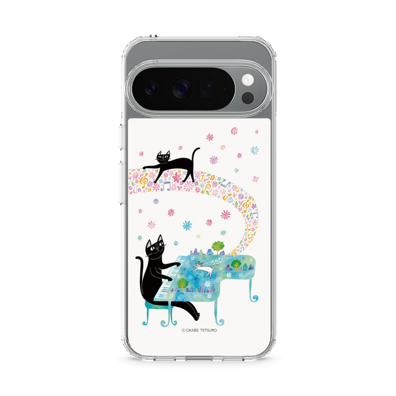 スリムプロテクションケース［ おかべてつろう - 黒猫クロのとおりみち ］