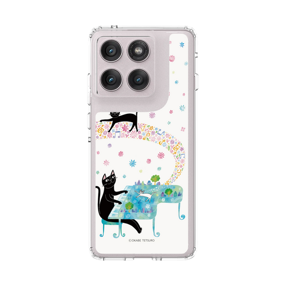 スリムプロテクションケース［ おかべてつろう - 黒猫クロのとおりみち ］