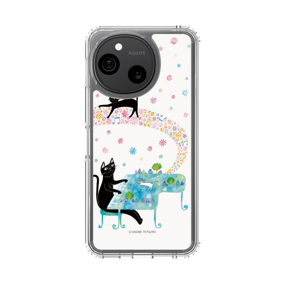 スリムプロテクションケース［ おかべてつろう - 黒猫クロのとおりみち ］