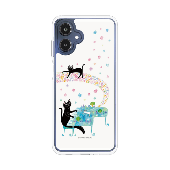 スリムプロテクションケース［ おかべてつろう - 黒猫クロのとおりみち ］