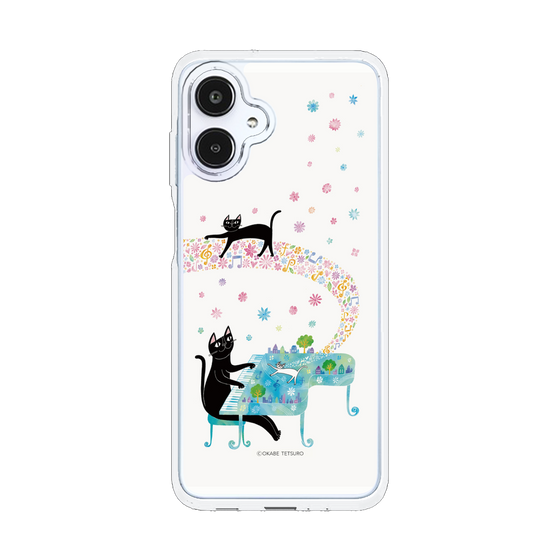 スリムプロテクションケース［ おかべてつろう - 黒猫クロのとおりみち ］