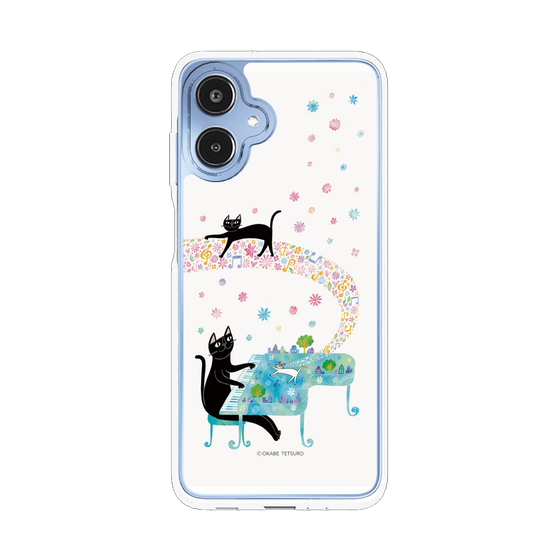 スリムプロテクションケース［ おかべてつろう - 黒猫クロのとおりみち ］