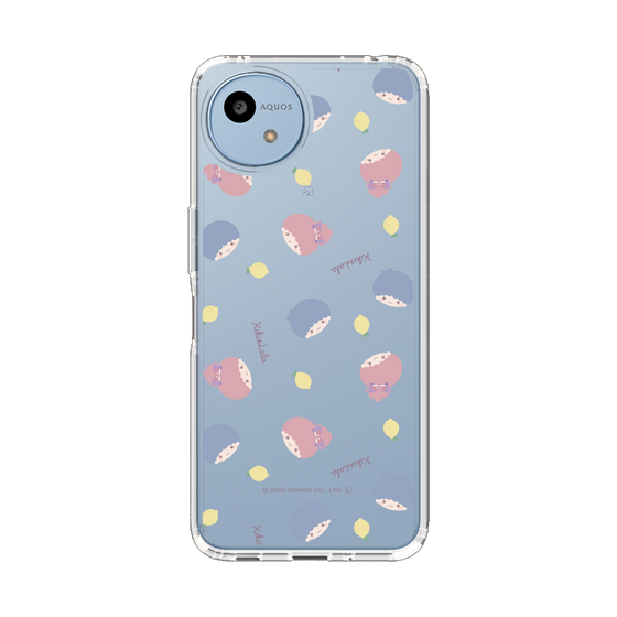 スリムプロテクションケース［ リトルツインスターズ - むきゅむきゅ ］