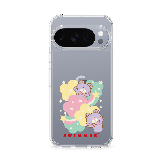 スリムプロテクションケース［ SWIMMER - bear ］