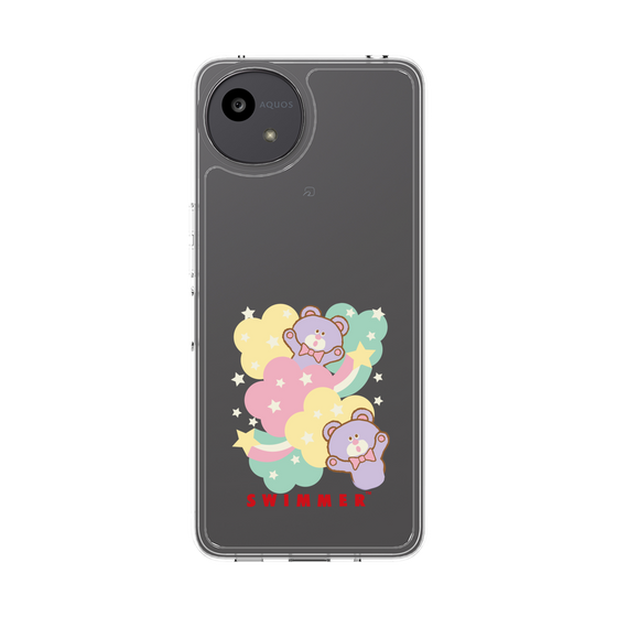 スリムプロテクションケース［ SWIMMER - bear ］