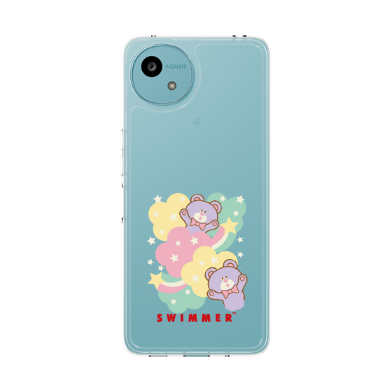 スリムプロテクションケース［ SWIMMER - bear ］