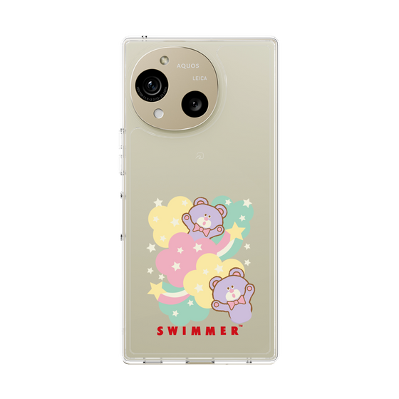 スリムプロテクションケース［ SWIMMER - bear ］