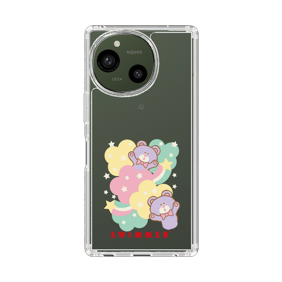 スリムプロテクションケース［ SWIMMER - bear ］