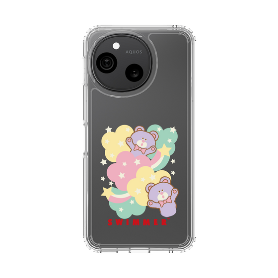 スリムプロテクションケース［ SWIMMER - bear ］