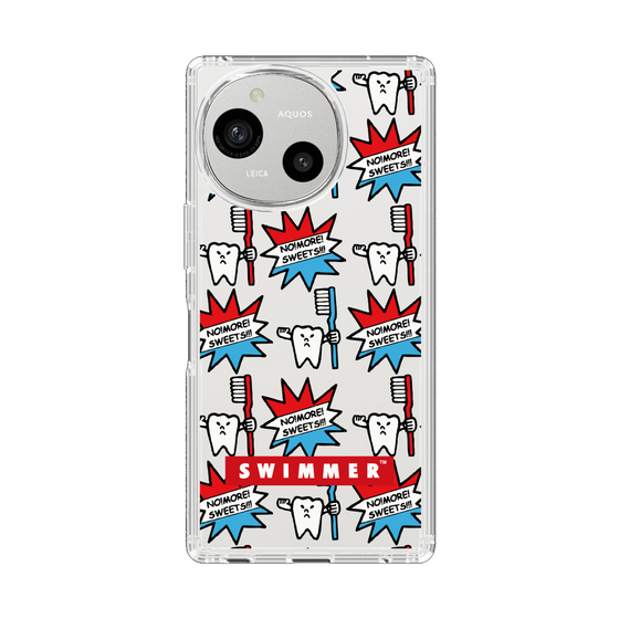 スリムプロテクションケース［ SWIMMER - teeth ］