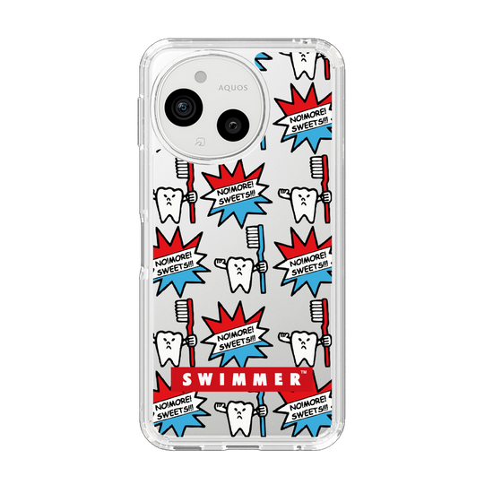 スリムプロテクションケース［ SWIMMER - teeth ］