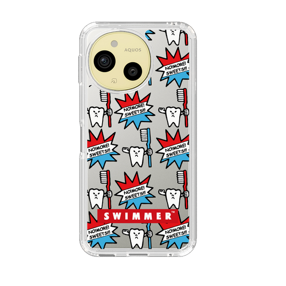 スリムプロテクションケース［ SWIMMER - teeth ］
