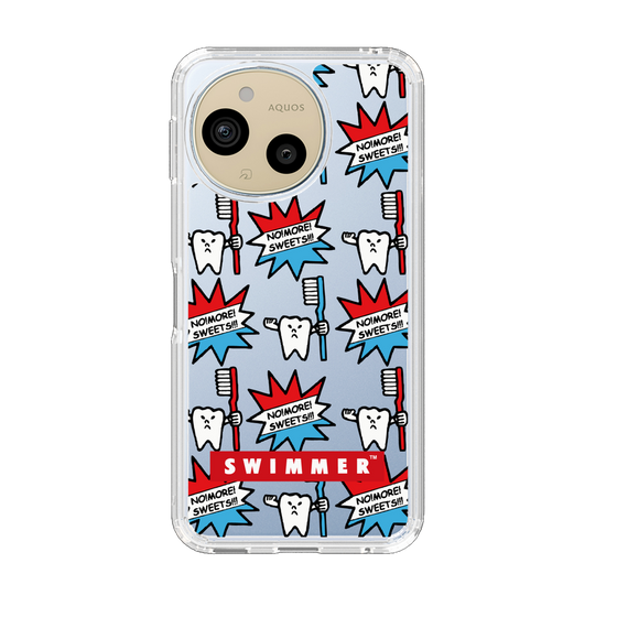 スリムプロテクションケース［ SWIMMER - teeth ］