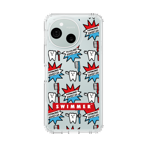 スリムプロテクションケース［ SWIMMER - teeth ］