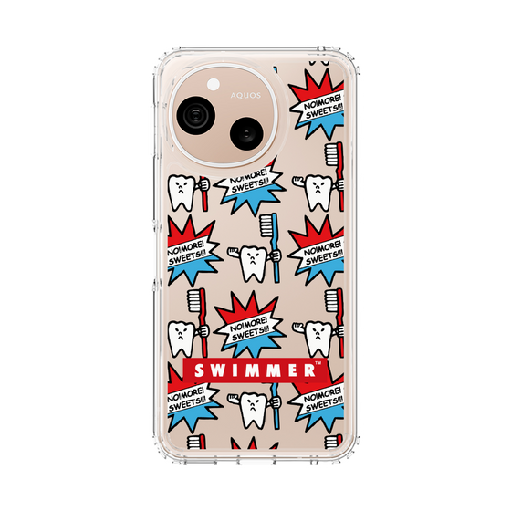 スリムプロテクションケース［ SWIMMER - teeth ］